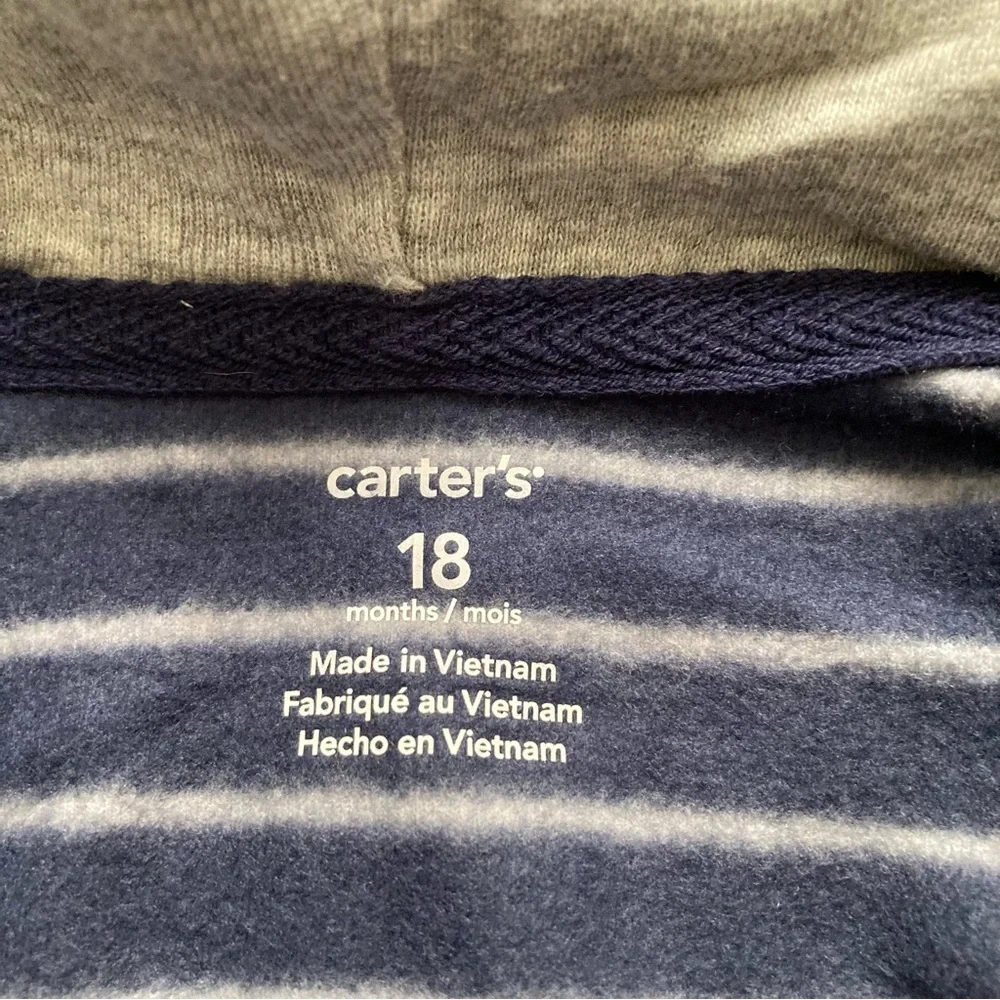 Carter’s Hooded Fleece Giraffe Jumpsuit Boys 18 Months